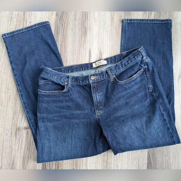 Carhartt Denim - Carhartt Women's Original Fit Straight Leg Blaine Jeans 18 Regular